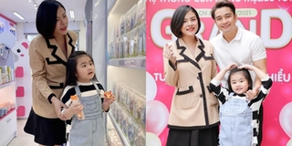 Vân Trang lần đầu khoe vóc dáng hậu vượt cạn 2 con gái song sinh