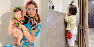 Hơn 1 năm chờ đợi, cuối cùng Winnie cũng được mẹ cho đeo túi hiệu