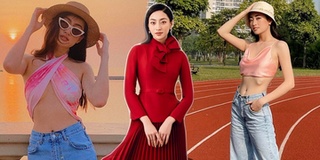 Thời trang kín hở thất thường của "chân dài" 1m22 Lương Thùy Linh