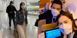 Mỹ nhân đẹp nhất Philippines được chồng "hộ tống" đi chấm thi MU 2021