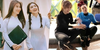 Không nhận ra hai "ngọc nữ" của màn ảnh Việt hậu chơi lầy