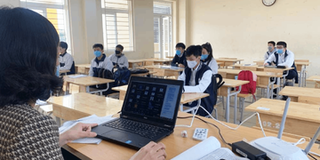 Mở cửa sau dịch, một trường tại Hà Nội chỉ có 9 học sinh đến