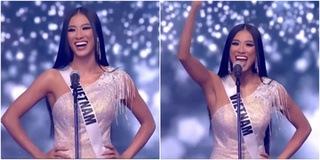 Bán kết Miss Universe 2021: Kim Duyên tự tin hô to Việt Nam