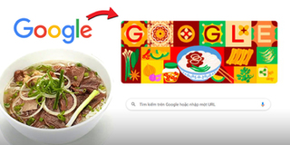 Thông điệp đặc biệt từ doodle tôn vinh phở Việt Nam trên Google
