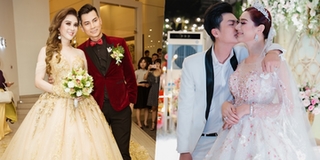 Những lần mặc đồ cưới của Lâm Khánh Chi và chồng cũ trước khi tan vỡ