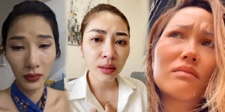 Giọt nước tràn ly, dàn hậu Việt khóc nức nở trên sóng livestream