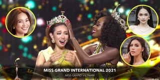 Dàn sao Việt chúc mừng Thuỳ Tiên đăng quang Miss Grand International