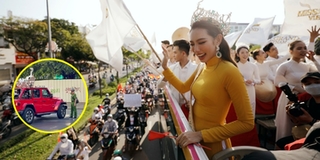Hoa hậu Thùy Tiên gặp sự cố khi về nước tham gia lịch trình quảng bá