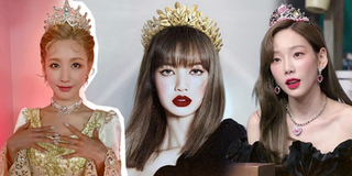 Đọ sắc dàn idol nữ khi đội vương miện lấp lánh