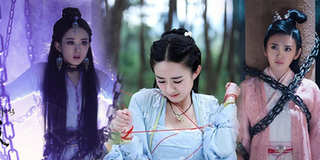 Cùng diễn cảnh bị trói: Triệu Lệ Dĩnh xuất sắc,  Hiểu Đồng "giả trân"