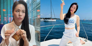 Nhật Kim Anh đến Pháp, gây chú ý khi mang cà phê ở ngoài vào nhà hàng