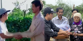 Trường Giang ghi điểm với bà con khi bắt tay: "Tay em cũng dơ mà"