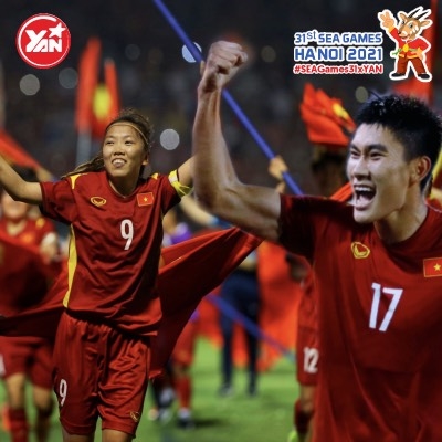 Bóng đá nam và nữ Việt Nam lần thứ 2 liên tiếp "giành vàng" SEA Games