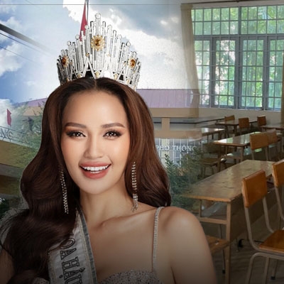 Clip độc quyền: Toàn cảnh trường cấp 3 của tân Hoa hậu Ngọc Châu