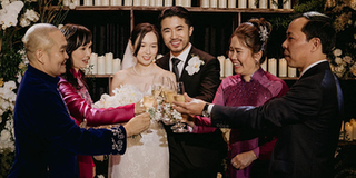 Loạt ảnh đẹp trong đám cưới con gái Xuân Hinh: Chú rể như tài tử