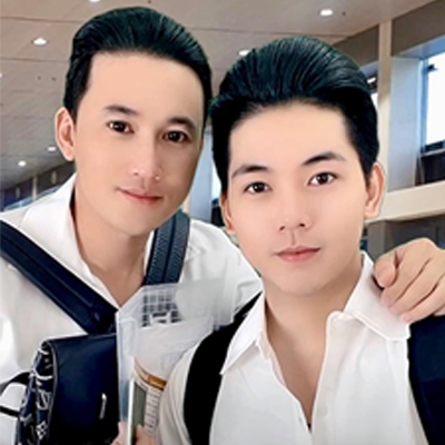 Hà Trí Quang và Thanh Đoàn bay sang Thái Lan đón cặp sinh đôi đầu lòng