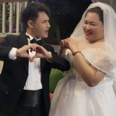 Hải Vót - Mai Kim Liên hạnh phúc trong ngày cưới tại quê nhà