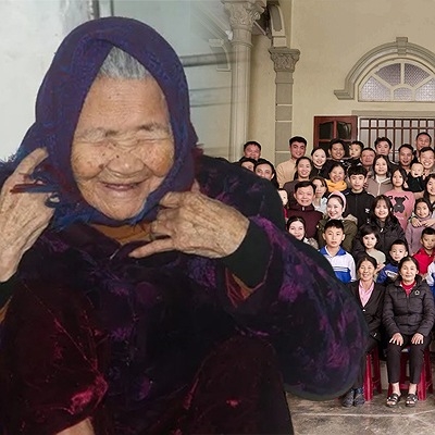 Cụ bà 110 tuổi ở Nghệ An đón tết "sum vầy" với hơn 100 người con cháu