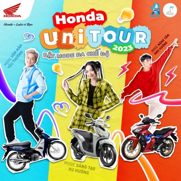 Dàn sao quẩy hè cùng sinh viên tại Honda UNI TOUR 2023