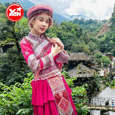 yan.vn - tin sao, ngôi sao - Hóa cô gái H'Mông check-in bản Cát Cát, ngắm núi vờn mây đẹp như tranh