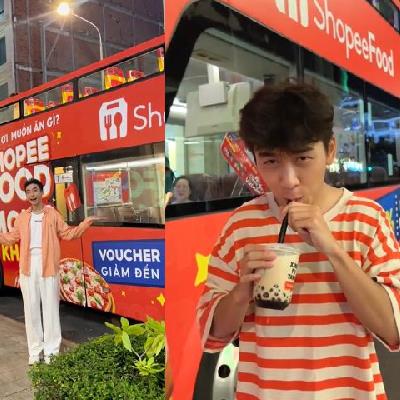 yan.vn - tin sao, ngôi sao - ShopeeFood khao, dân tình vừa uống trà sữa vừa “chill” trên xe buýt 2 tầng